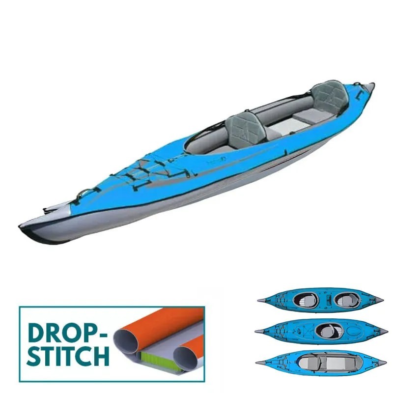 KAYAK GONFLABLE ADVANCED ELEMENTS FRAME CONVERTIBLE ELITE BLEU