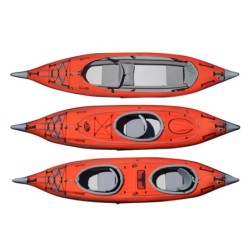 KAYAK GONFLABLE ADVANCED ELEMENTS FRAME CONVERTIBLE ELITE ROUGE