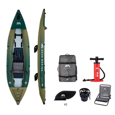 KAYAK GONFLABLE AQUA MARINA CALIBER PECHE