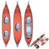 PACK KAYAK GONFLABLE ADVANCED ELEMENTS FRAME CONVERTIBLE ROUGE