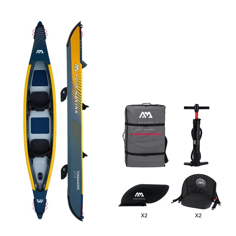 KAYAK GONFLABLE AQUA MARINA TOMAHAWK AIR-K 2P 2023