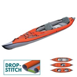 KAYAK GONFLABLE ADVANCED ELEMENTS FRAME CONVERTIBLE ELITE ROUGE