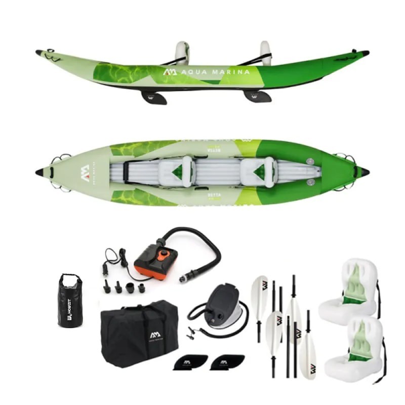 PACK KAYAK GONFLABLE AQUA MARINA BETTA 412 2P