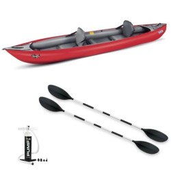 PACK KAYAK GUMOTEX THAYA 2 PLACES CONVERTIBLE ROUGE