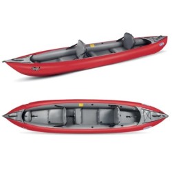 PACK KAYAK GUMOTEX THAYA 2 PLACES CONVERTIBLE ROUGE