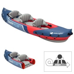 PACK KAYAK GONFLABLE SEVYLOR TAHITI PLUS 3 PLACES