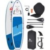 Abahub Planche SUP gonflable avec pagaie reglable en aluminium