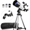 Telescope pour adultes, ouverture 70 mm, focale 400 mm, telescope adulte