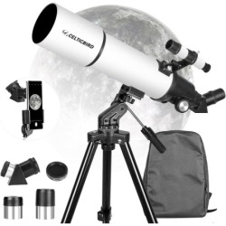 Telescope refractif a haute transmittance multicouche complet