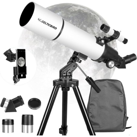 Telescope refractif a haute transmittance multicouche complet