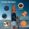 Santasup Stand Up Paddle Planche de Surf  Pagaie Reglable, Pompe