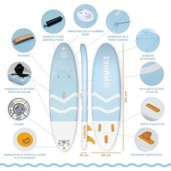 Paddle Gonflable Adulte avec des Accessoires de Qualite - HUIIKE