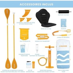 Paddle Gonflable Adulte avec des Accessoires de Qualite - HUIIKE