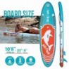 FunWater Planche de Surf Gonflable - Accessoire Complet