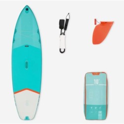 STAND UP PADDLE GONFLABLE DEBUTANT 10 PIEDS VERT-SUP