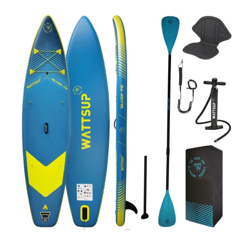 Wattsup Pack Stand up paddle gonflable avec un siege kaya