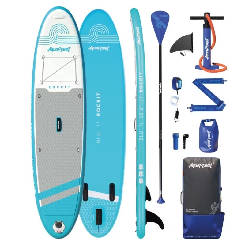 AQUAPLANET Kit de planche a pagaie gonflable pour kayak - Rockit