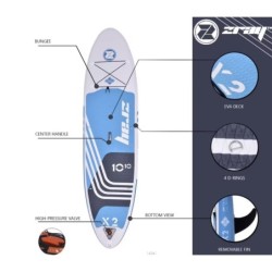 ZRAY
Sup Gonflable X-Rider X2 10'10 Bleu