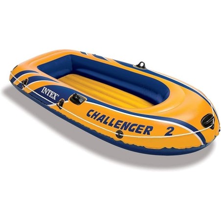 INTEX Challenger 2 bateau pneumatique bleu / jaune