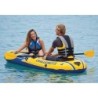 INTEX Challenger 2 bateau pneumatique bleu / jaune