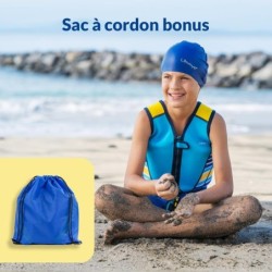 Limmys Gilet de natation en neoprene pour enfants Aide A la flottaison