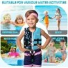 Boglia Gilet de natation pour enfants avec harnais flottant reglable