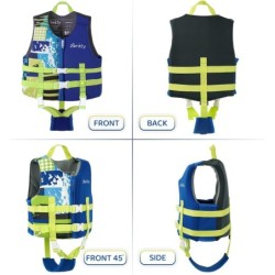 Zeraty gilet de bain pour enfants avec harnais reglables