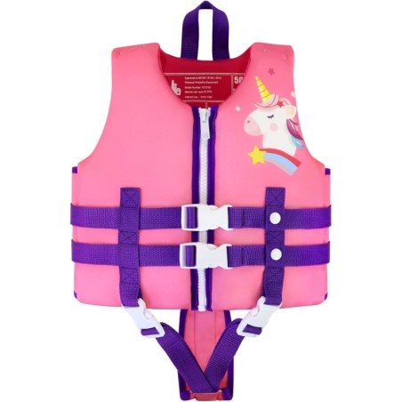 Wenlia Gilet de bain pour enfants Gilet de bain licorne