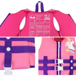 Wenlia Gilet de bain pour enfants Gilet de bain licorne