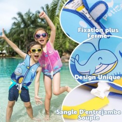 Gilet de bain enfant Pottwal avec flottabilite reglable par sangle