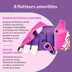 Limmys Neoprene gilet de natation pour enfants avec aide a la flottaison