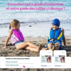 Limmys Neoprene gilet de natation pour enfants avec aide a la flottaison