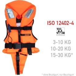 Gilets de sauvetage unis pour enfants et adultes Gilets de couleur unie