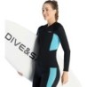 Combinaison neoprene 3mm hommes femmes veste A manches longues combinaison de Sports nautiques