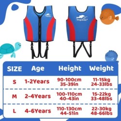 Gilet de bain pour enfants veste flottante en neoprene gilet de bain maillot de bain